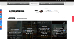 Desktop Screenshot of cavemantraining.com