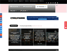 Tablet Screenshot of cavemantraining.com